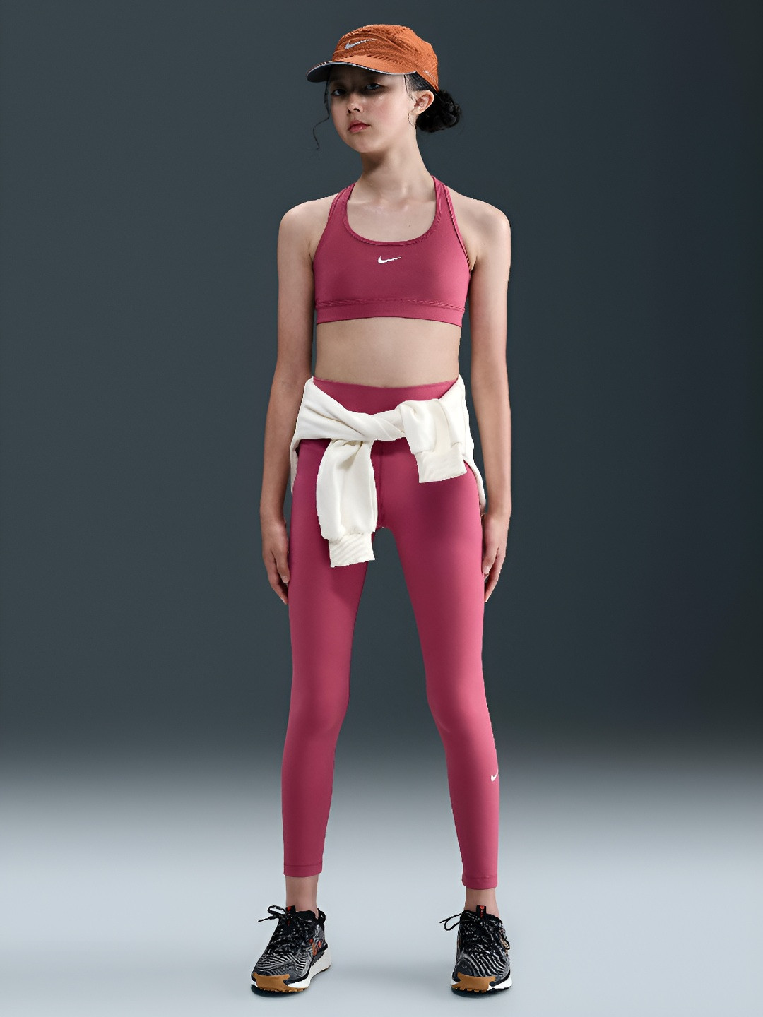 Nike One Older Kids' (Girls') Dri-FIT High-Waisted Leggings