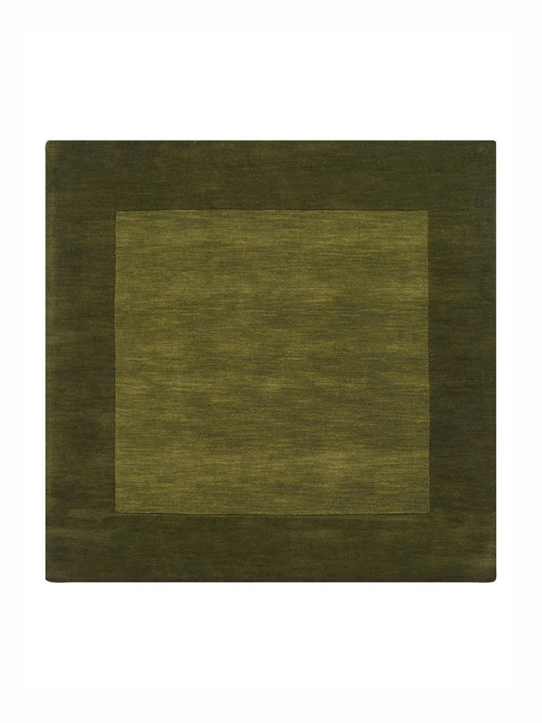 Surya Living Olive Green Solid Woollen  Anti-Skid Carpet