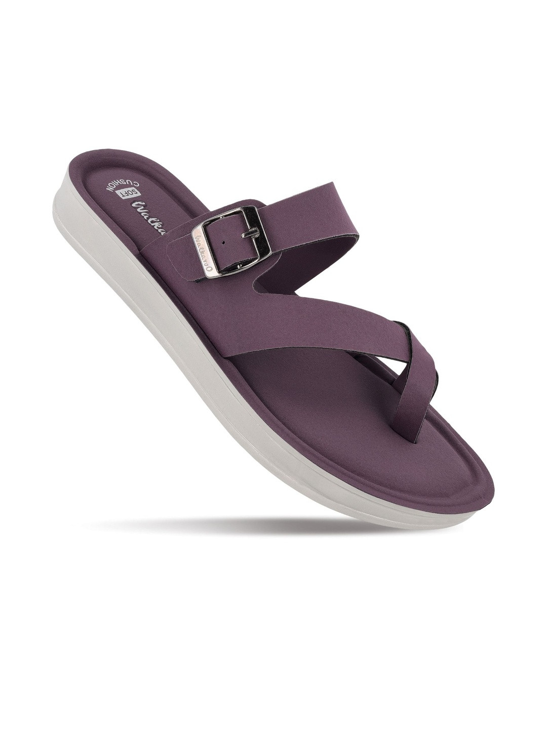 Walkaroo Women Purple Sandals