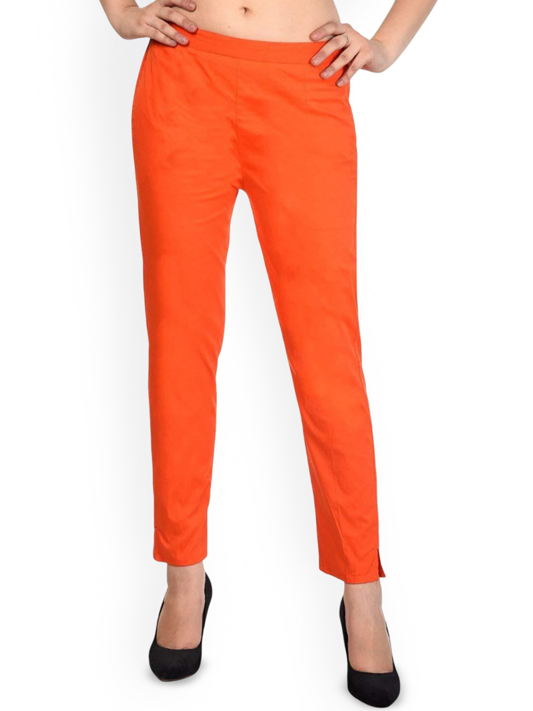 MIXFIT Women Slim Fit Chinos Cotton Trousers