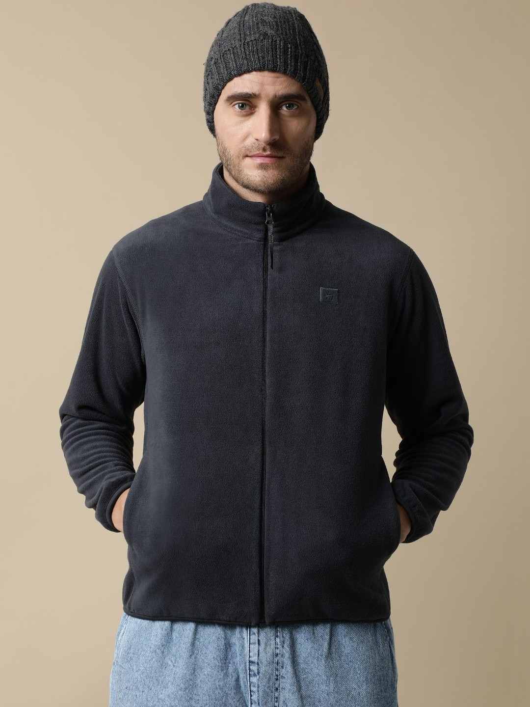 Fort Collins Men Turtle Neck Full Sleeve Sweatshirt