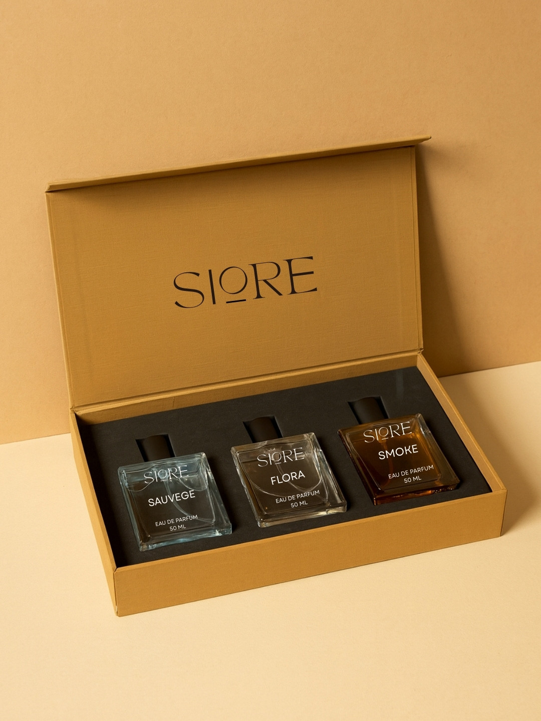 SIORE Unisex Pack Of 3 Flora Smoke And Sauvege Scented Perfumes