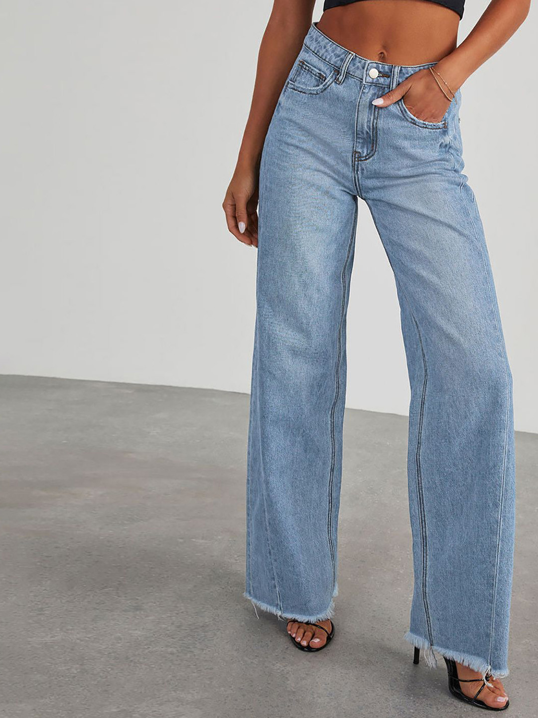 JC Mode Women Regular Fit High-Rise Light Fade Jeans