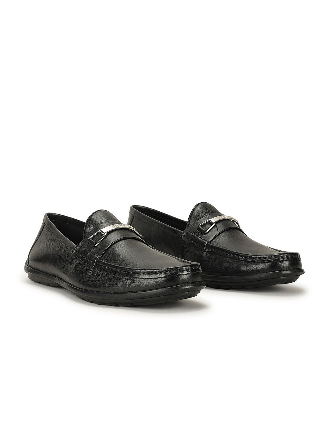 GUESS Men Leather Slip-on  Loafers