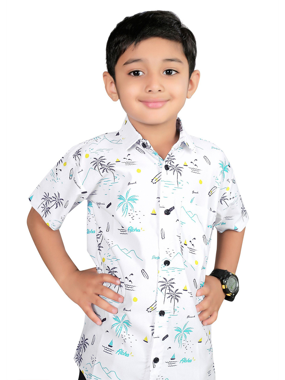 VIKITA ENTERPRISE Unisex Conversational Printed Spread Collar Casual Shirt