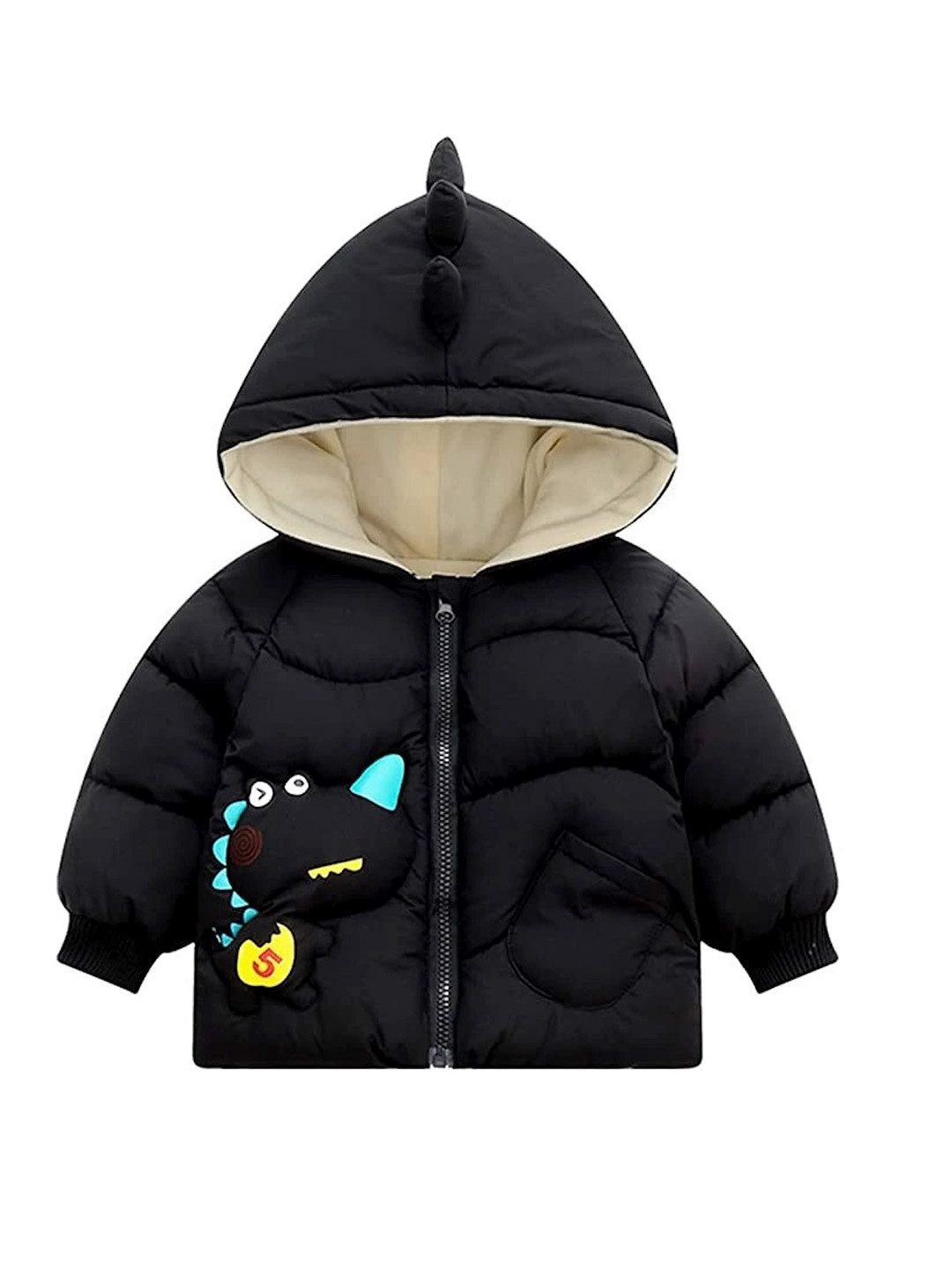 Tricycle Clothing Unisex Hooded Solid Lightweight Puffer Jacket