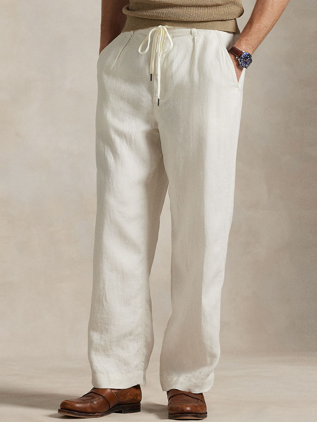 Polo Ralph Lauren Men High-Rise Pleated Trousers