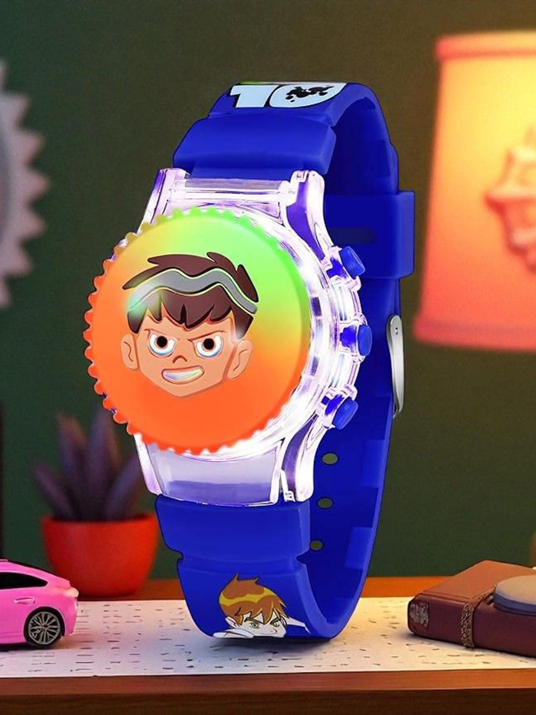 V.R.ENTERPRISES Boys Printed Dial & Straps Digital Automatic Digital Watch WT 2534