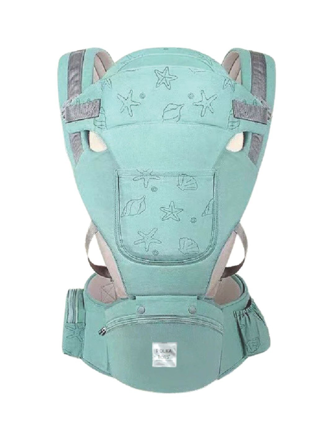 Polka Tots Infants Printed Pure Cotton  6 In 1 Sling Baby Carrier