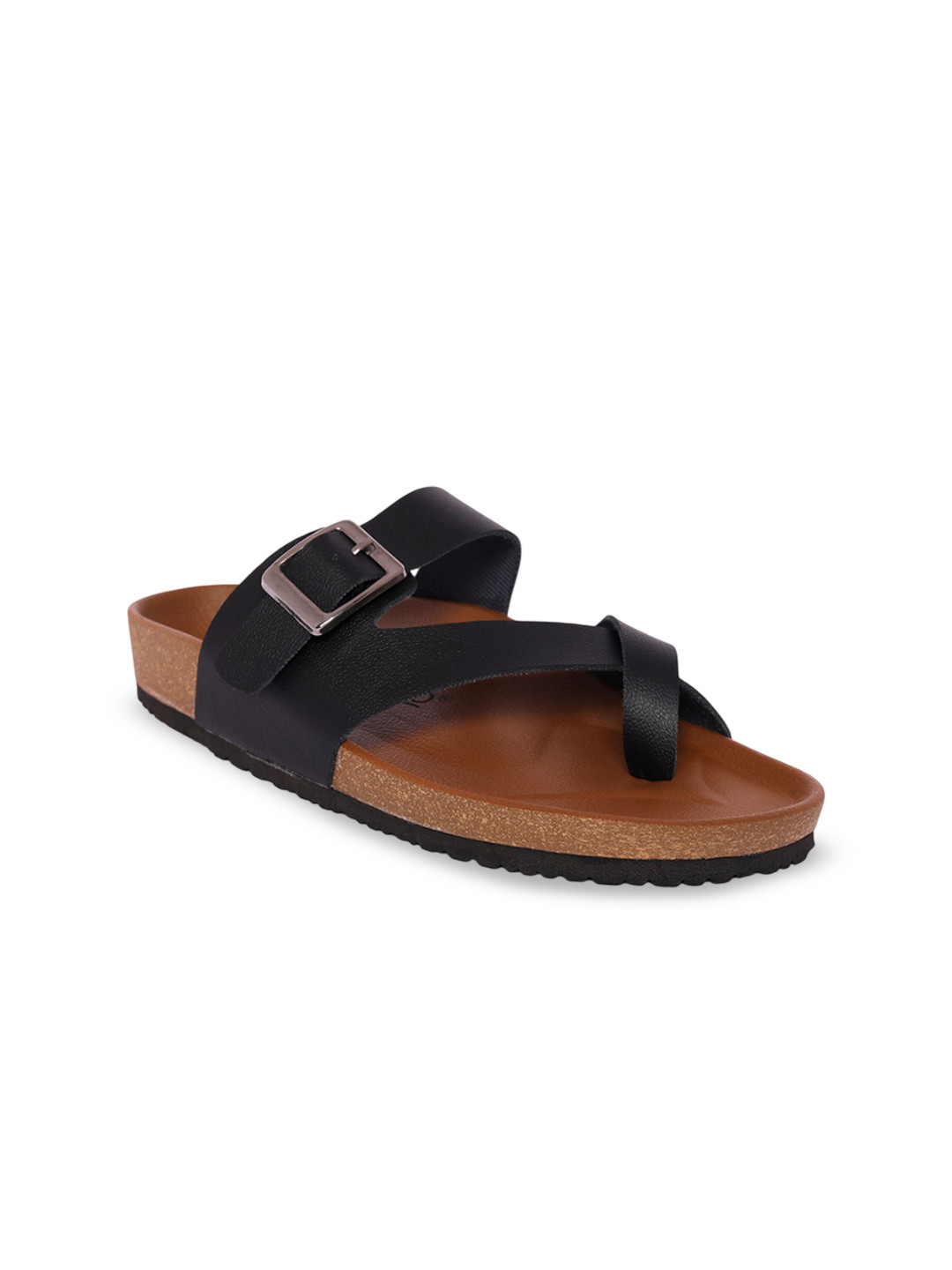 ASHO WITH FASHION MADE GLOBAL Women Open One Toe Flats with Buckles