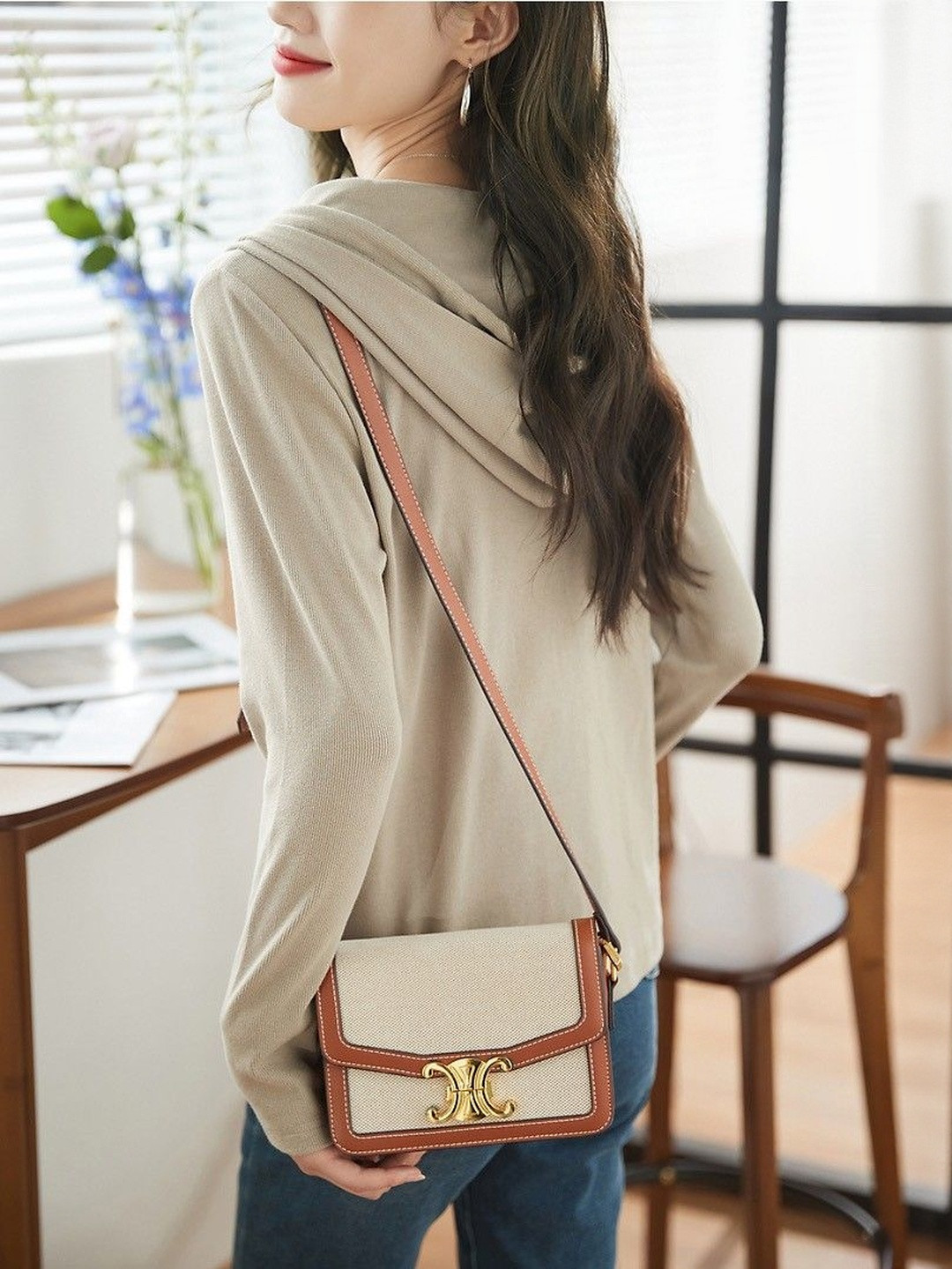 StyleCast Quarter-Zip Hooded Long Sleeves Pullover Sweatshirt