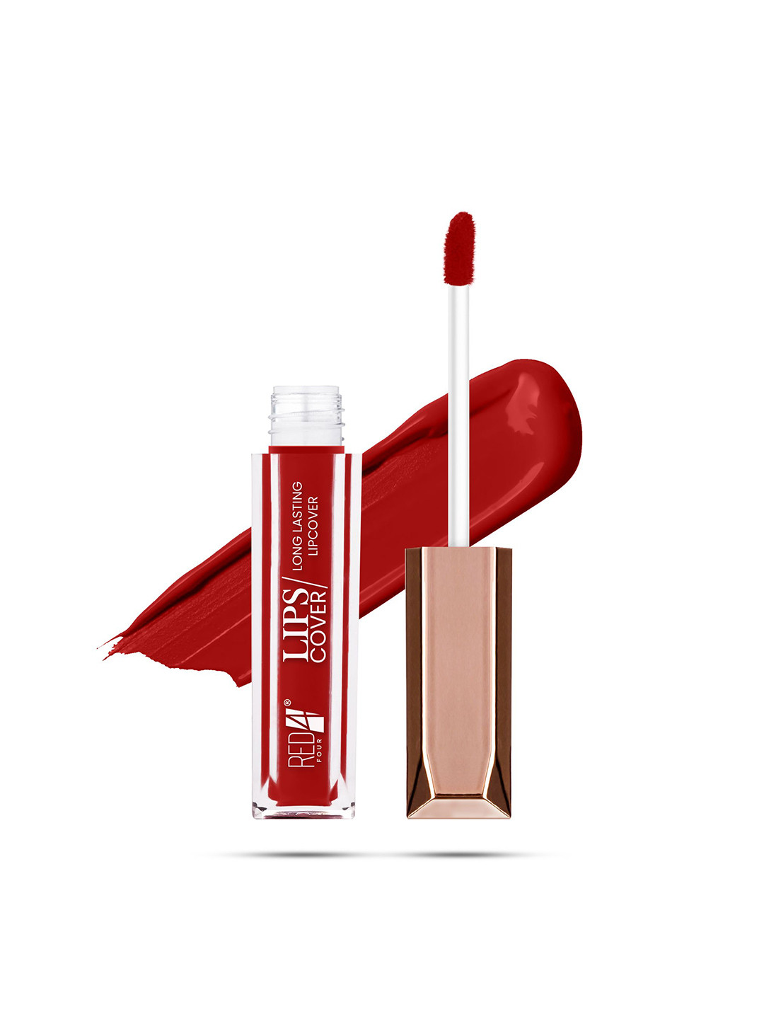 RED 4 Lips Cover Water-Proof & Long Lasting Liquid Lipstick-4ml-113