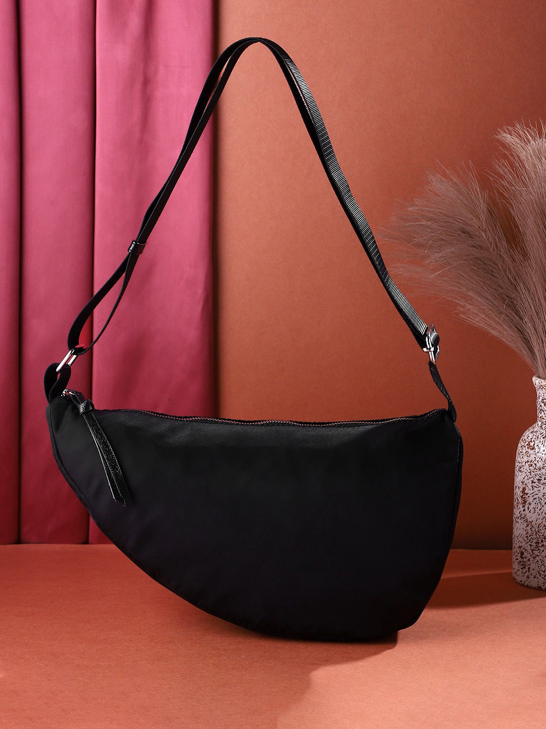 Bag Pepper Women Solid Half Moon Shoulder Bag