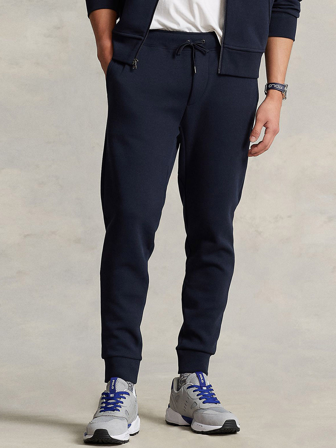 Polo Ralph Lauren Men Double-Knit High Rise Linen  Cotton Joggers