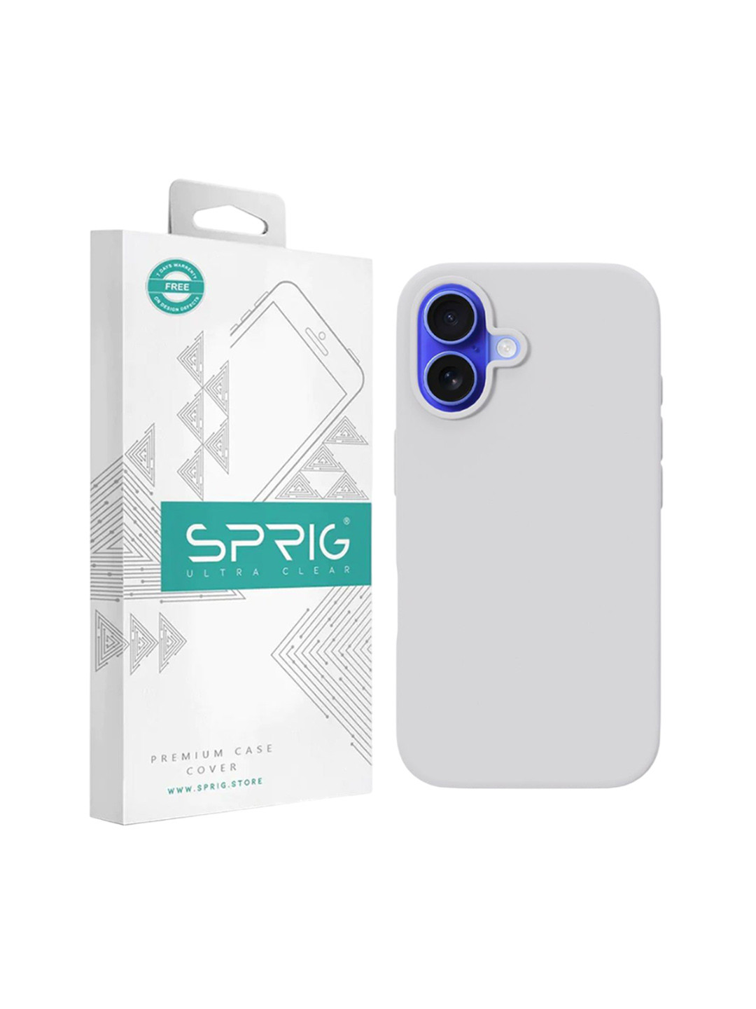 SPRIG iPhone 17 Liquid Silicone Impact Resistant Back Cover