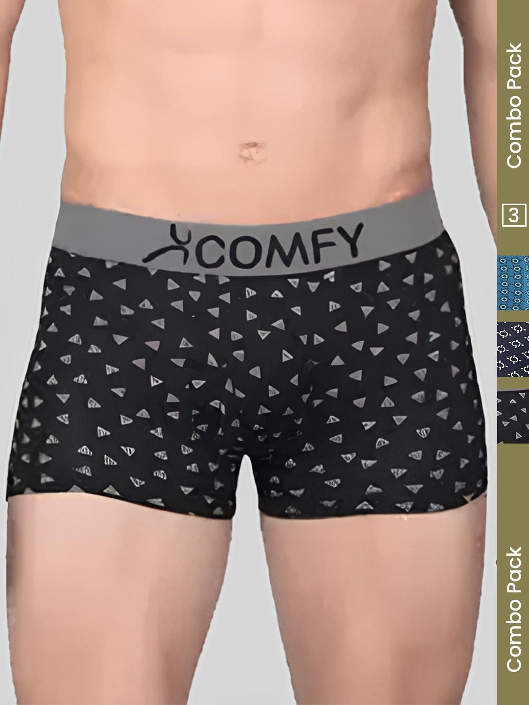 AMUL COMFY Pack of 3 Printed Trunk IPL-ACM101BTRNK-MULTI-105-PO3