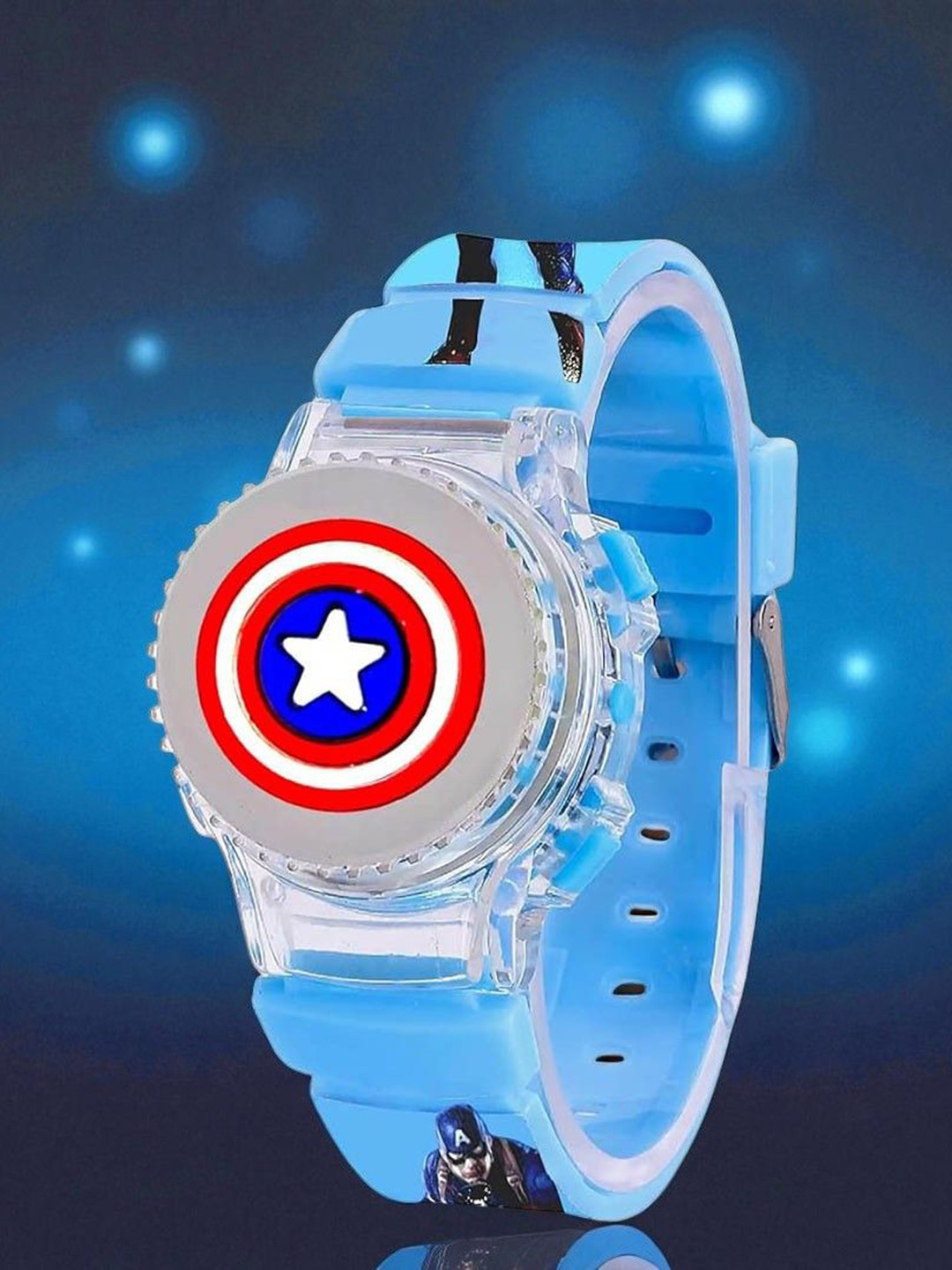 V.R.ENTERPRISES Boys Printed Dial & Regular Straps Digital Automatic Watch WT 2526