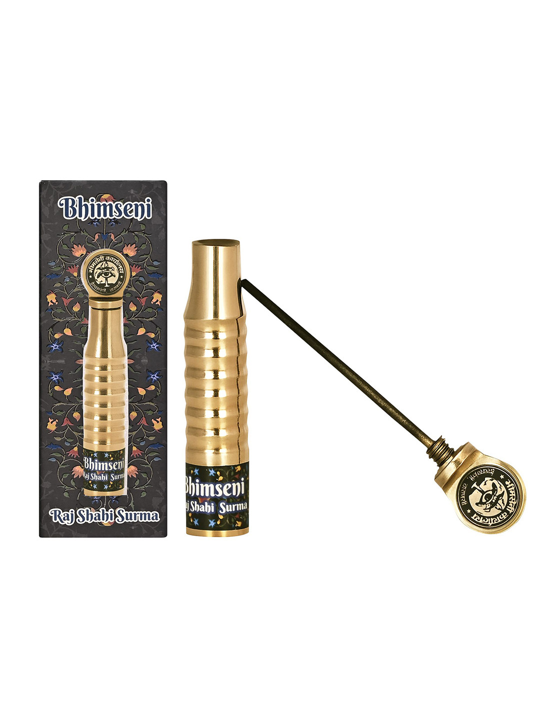 Bhimseni Karyalay Traditional Ayurvedic Eye Care With Triphala - 5 g -Black