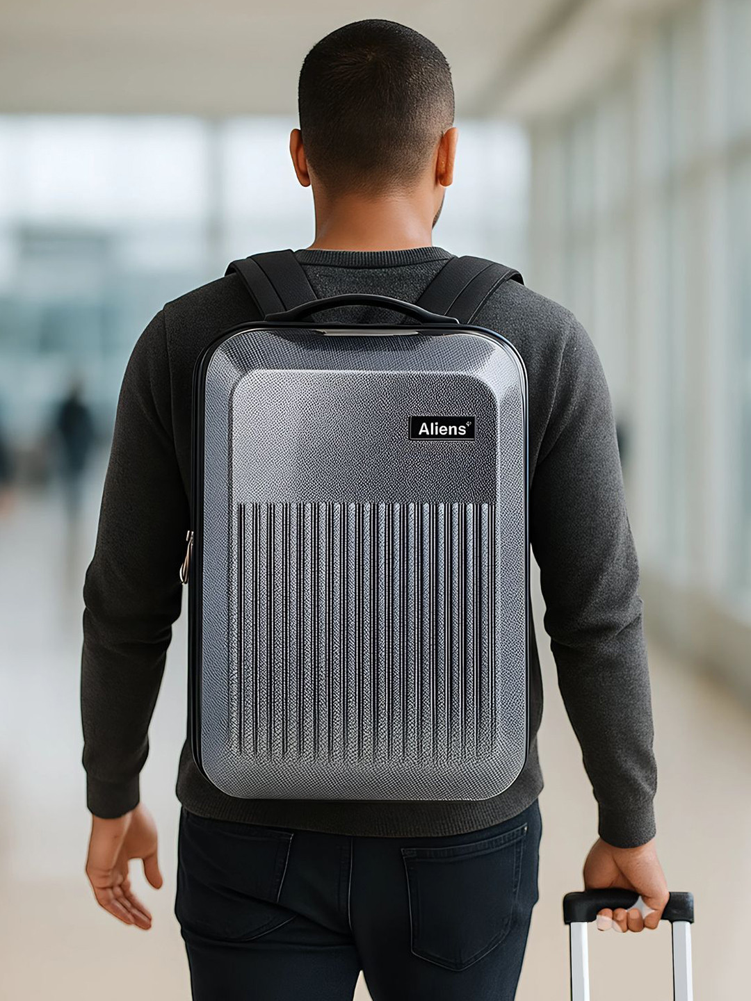 AirSound Unisex Hardshell Laptop Backpack