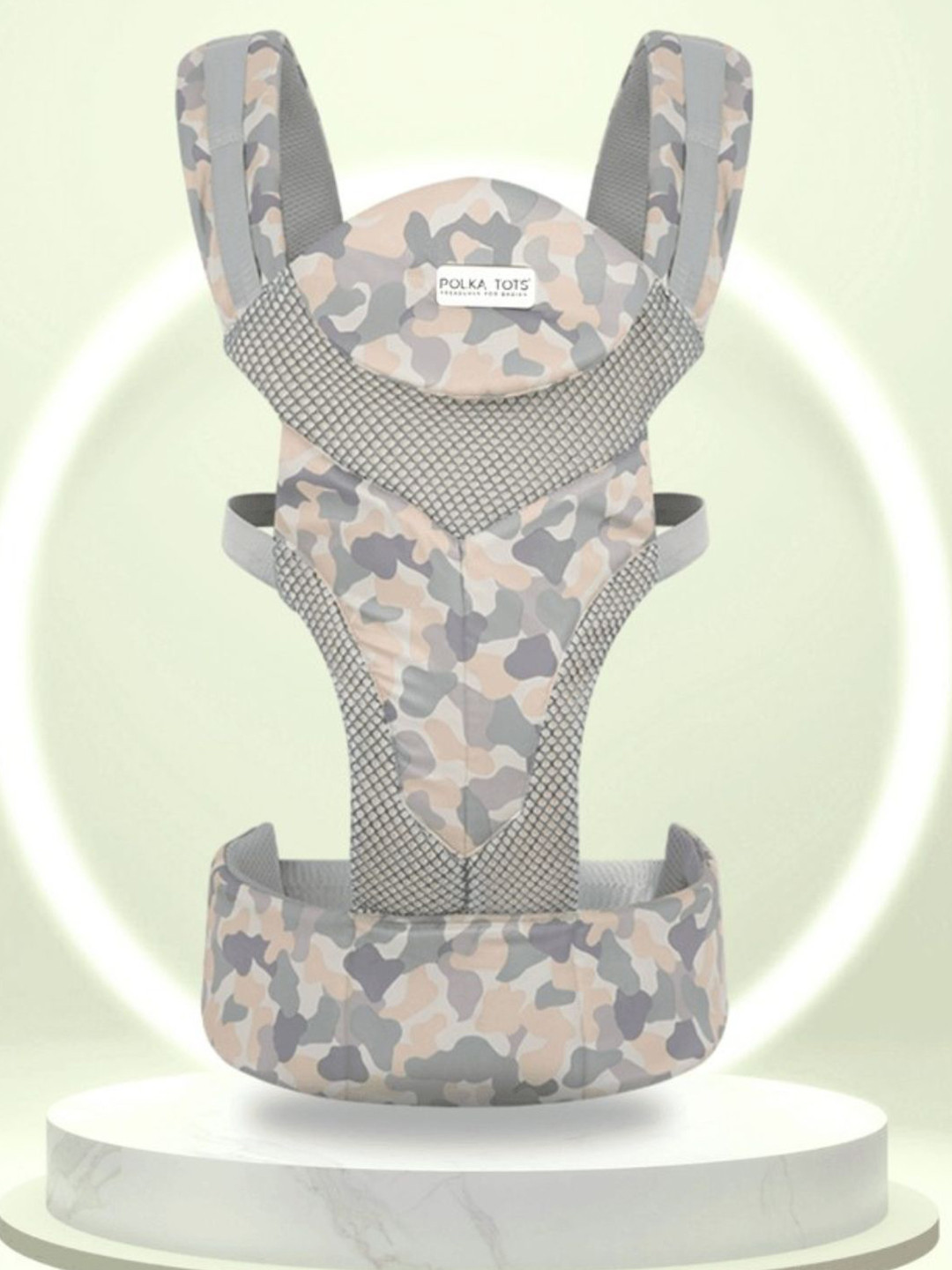 Polka Tots Infants Printed Cotton Easy Breezy Baby Carrier