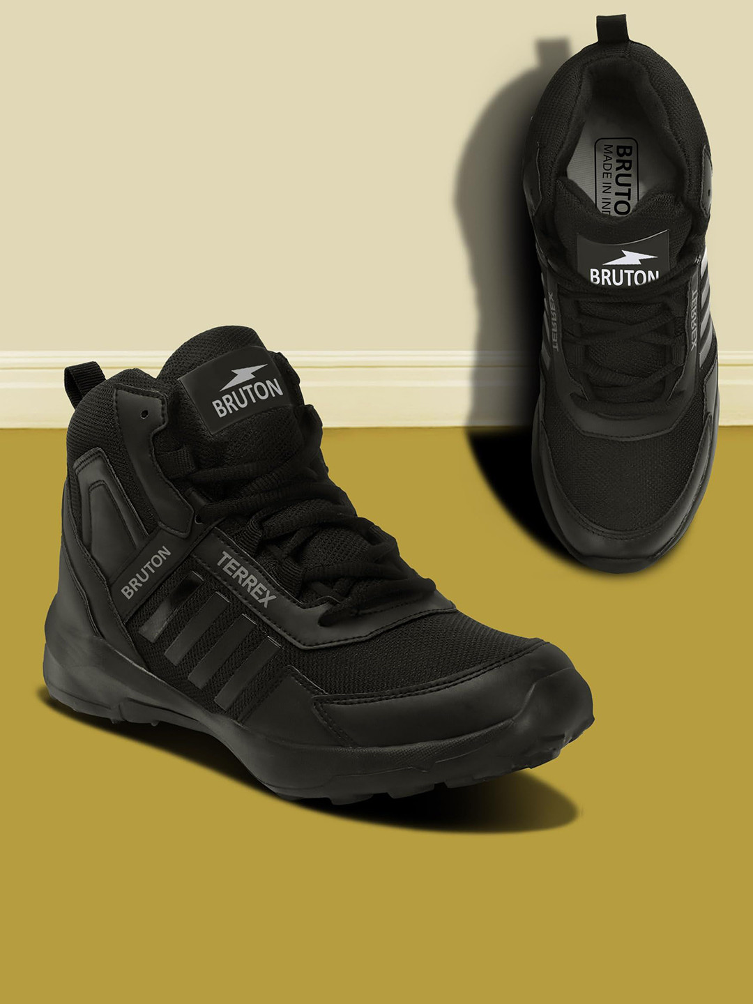 Bruton Men Mid-Top Lace-Ups Sneakers