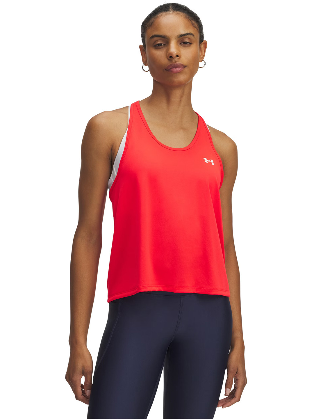 UNDER ARMOUR Brand Logo Detail Racerback Swing Loose Training Tank T-shirt