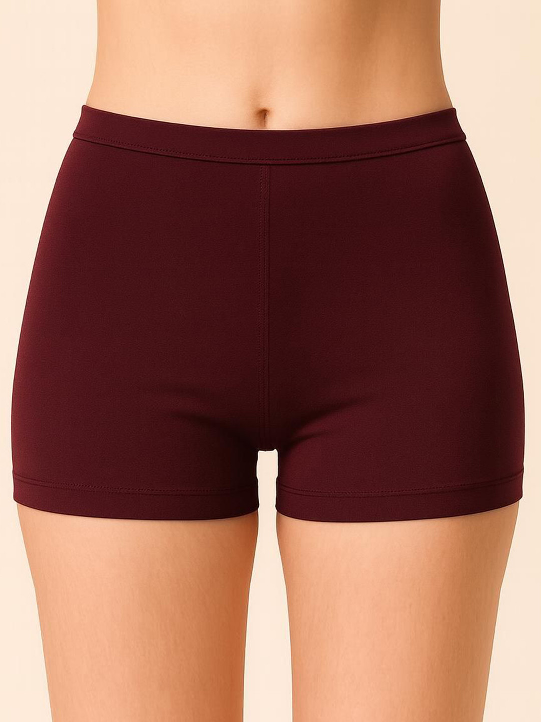 ULLAS High Coverage Antimicrobial Cotton Boyshort US2 SBT-33 Purple XS-1-Purple