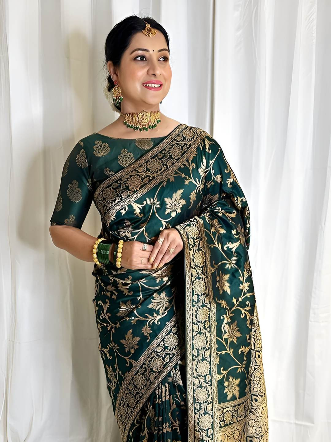 Shriyangan Art Silk Woven Design Heavy Work Zari Kanjeevaram Saree