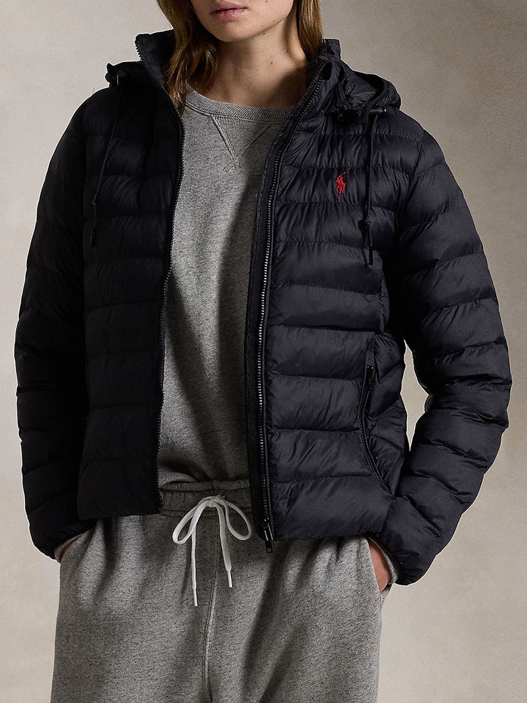 Polo Ralph Lauren Water-Resistant Packable Hooded Quilted Jacket