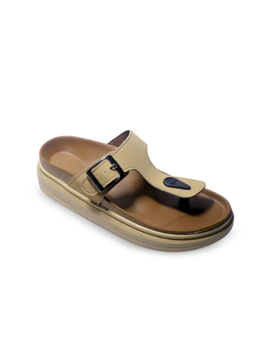 ASHO WITH FASHION MADE GLOBAL T-Strap Flats