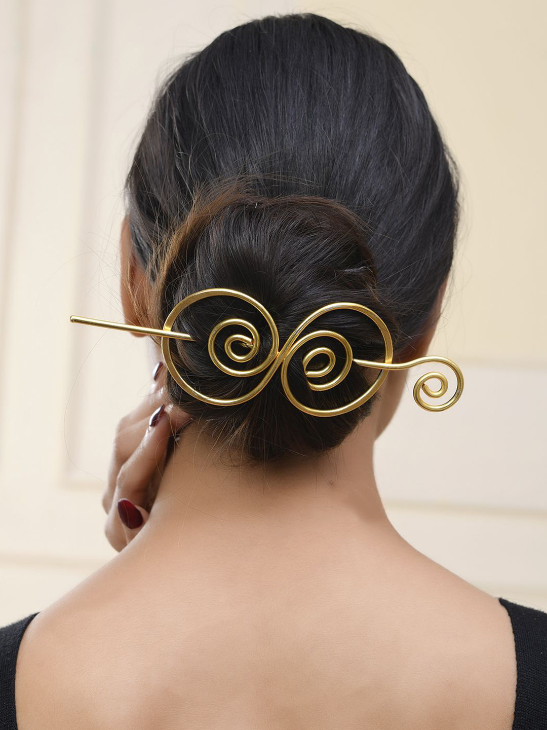 Silvermerc Designs Metal Hair Barrette With Stick