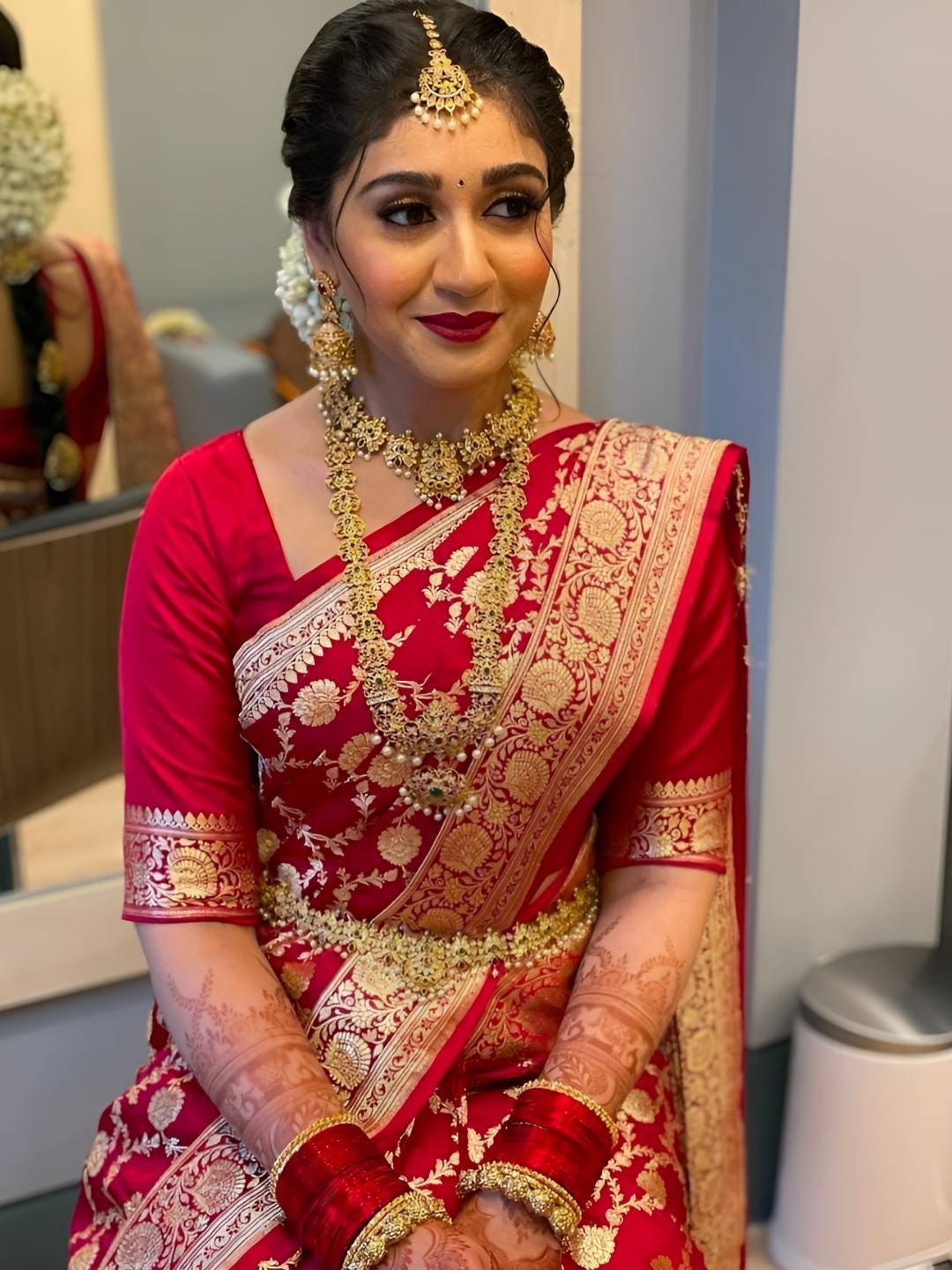 Shriyangan Ethnic Motifs Zari Art Silk Heavy Work Kanjeevaram Saree