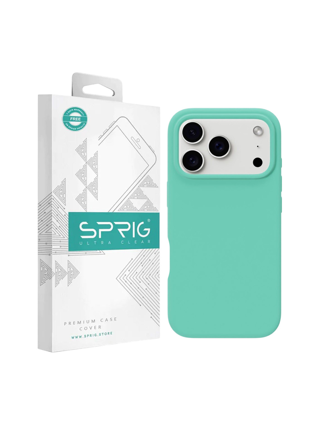 SPRIG iPhone 17 Pro Max Impact Resistant Liquid Silicone Back Cover