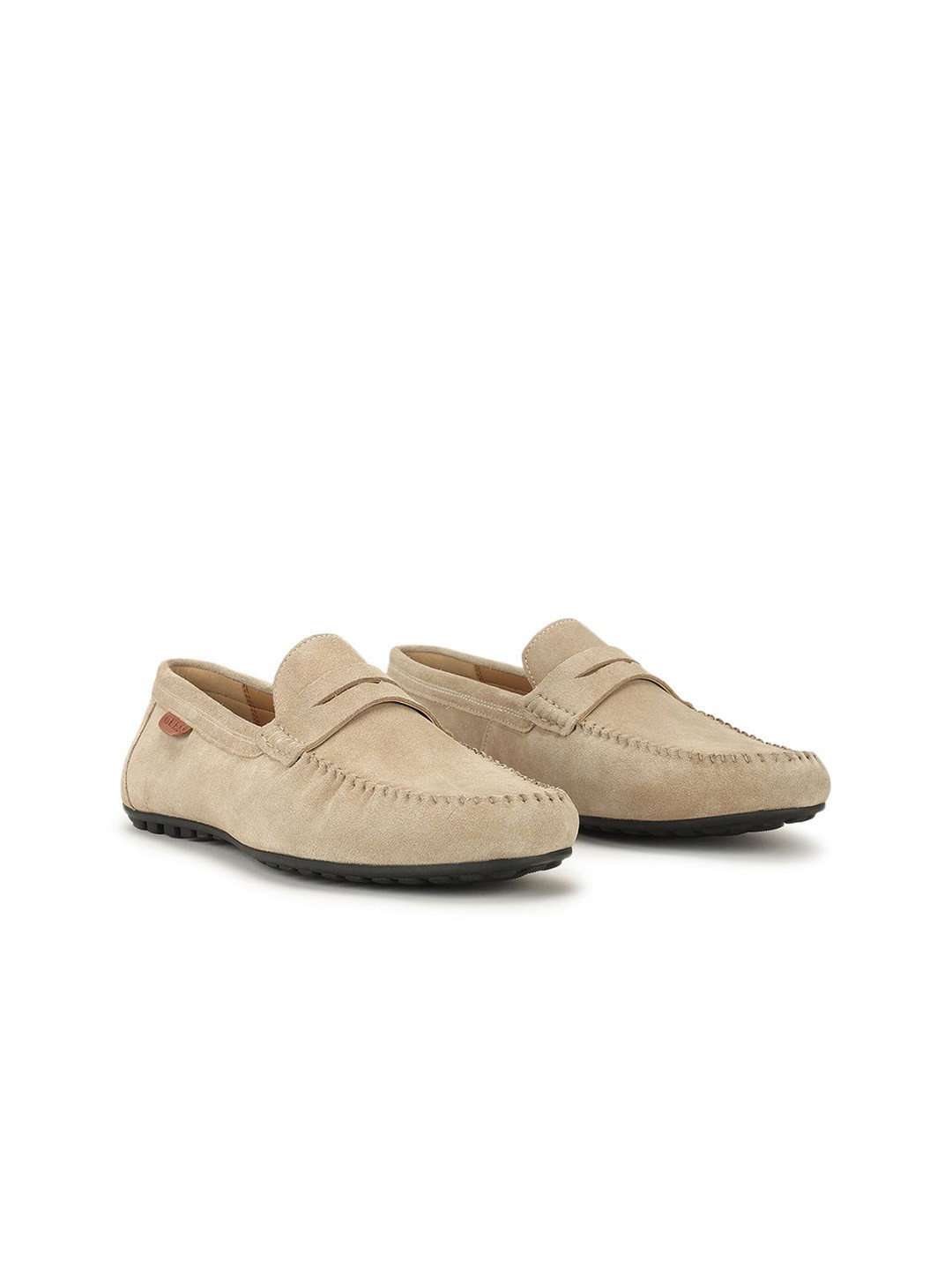 GUESS Leather Square Toe Loafers