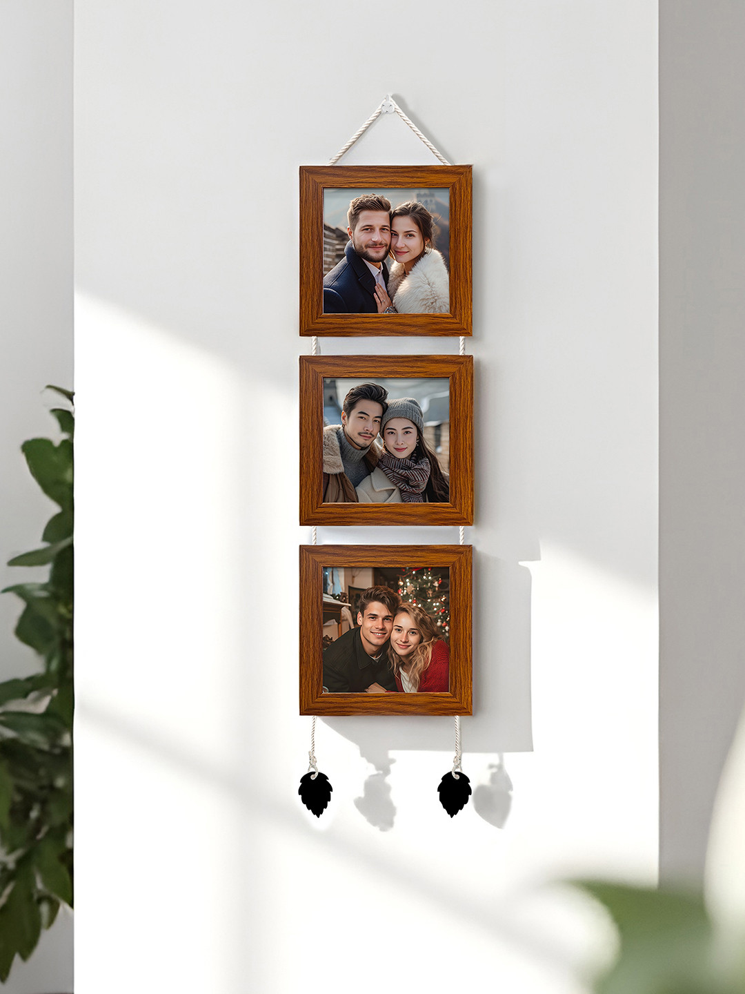 Art Street Brown Set Of 3 Brown Photo Frames