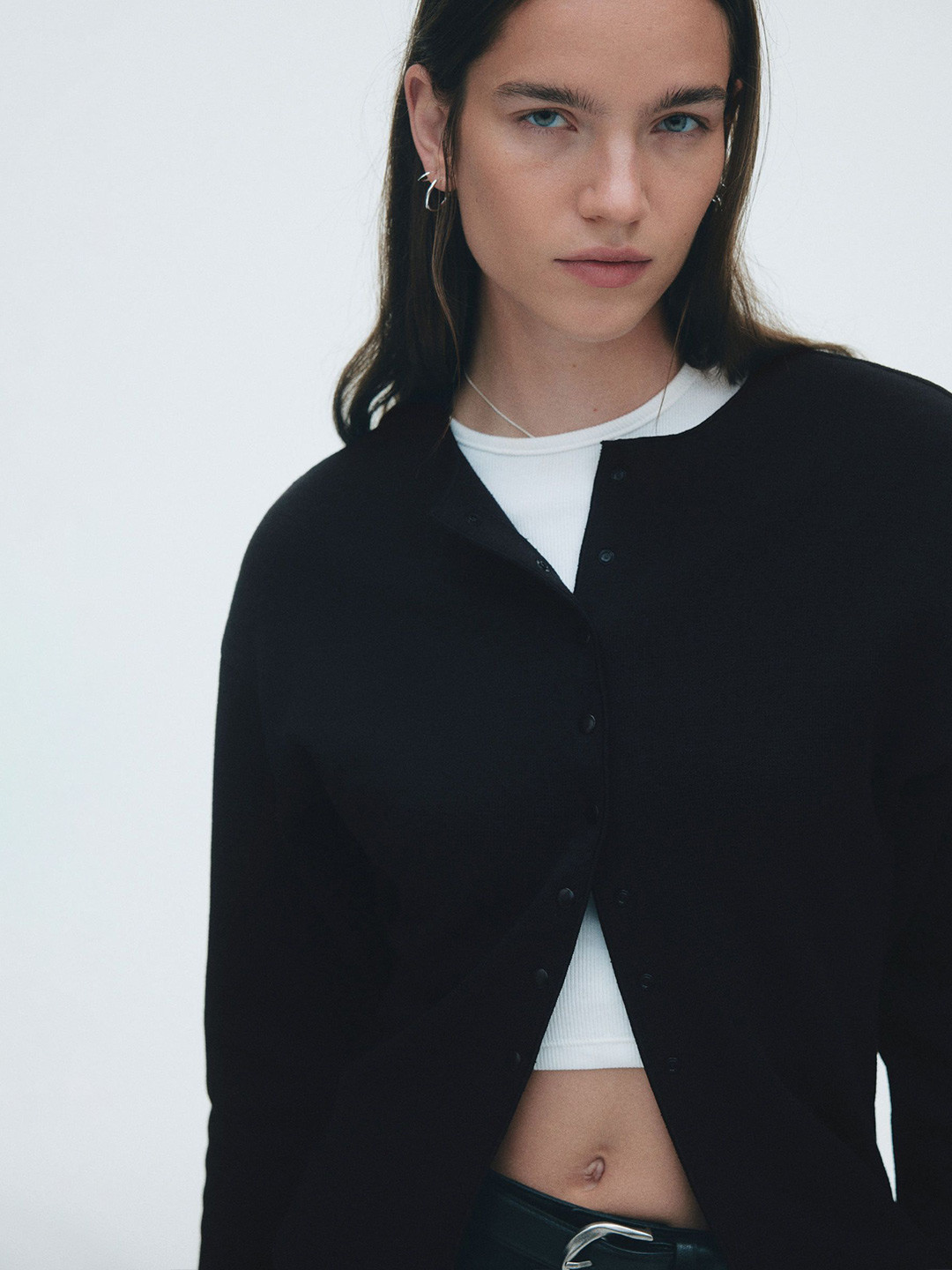 H&M Women Textured-Knit Cardigan