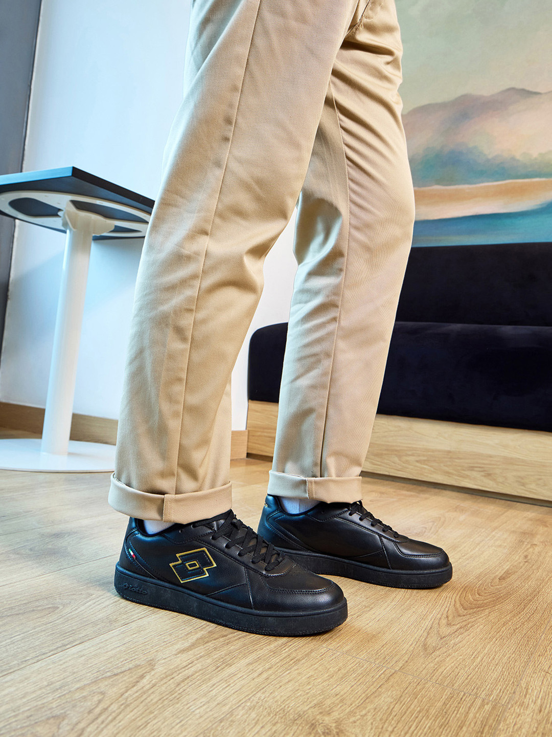 Lotto Men Autograph Nxt Black Sneakers