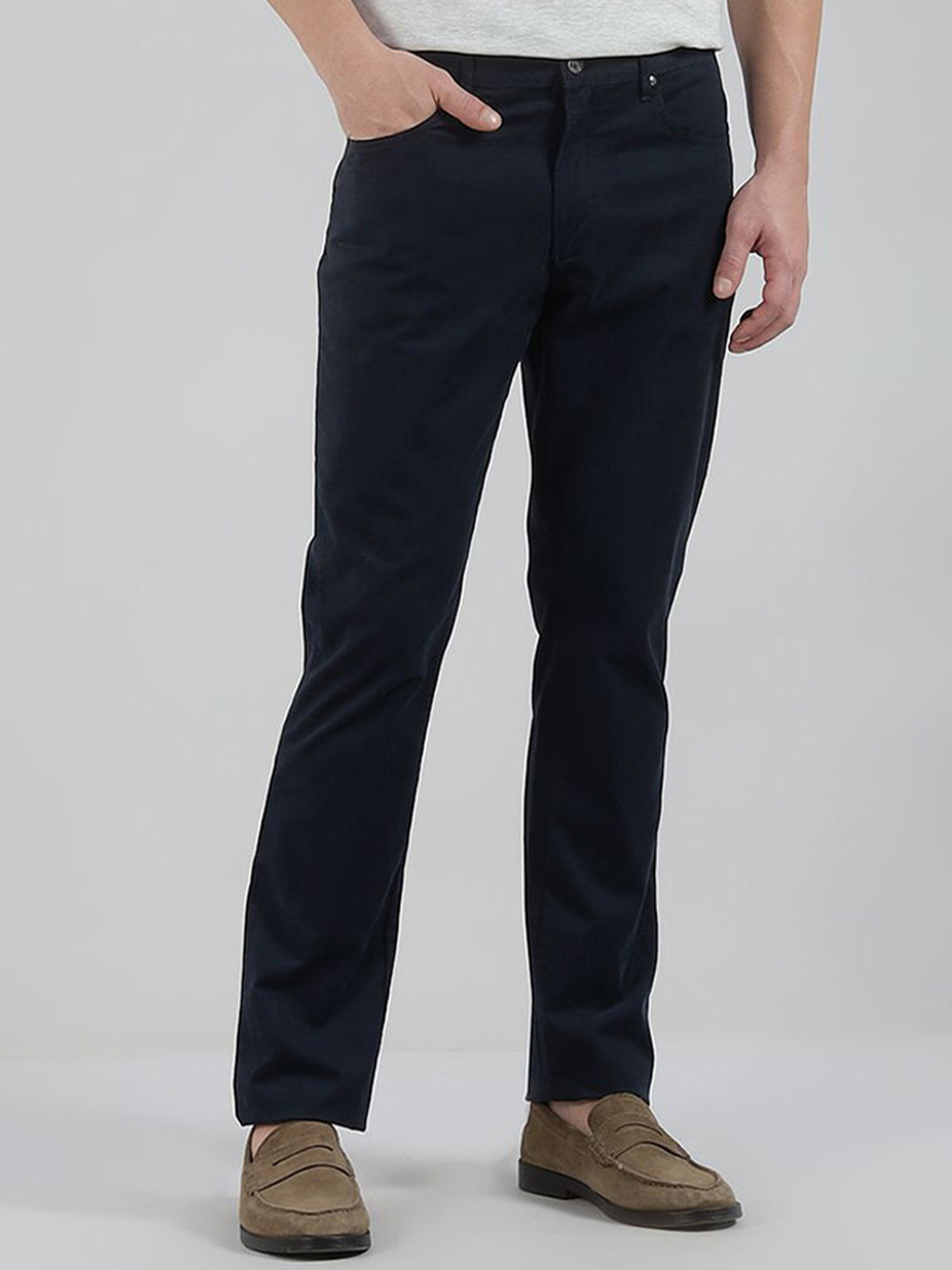 HACKETT LONDON Men High-Rise Chinos Trousers