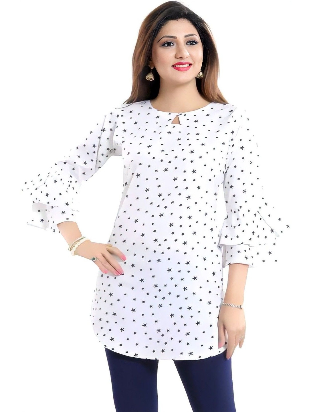 HEMANG FASHION Women White Solid Other Tops