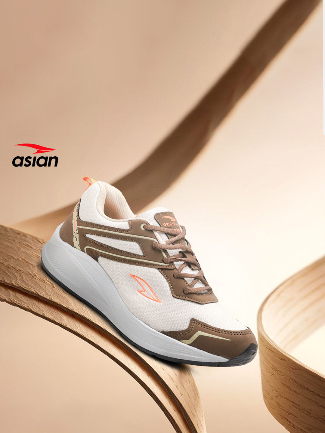 Asian Orbit-12 Men Colourblocked Lace-Ups Sports Shoes