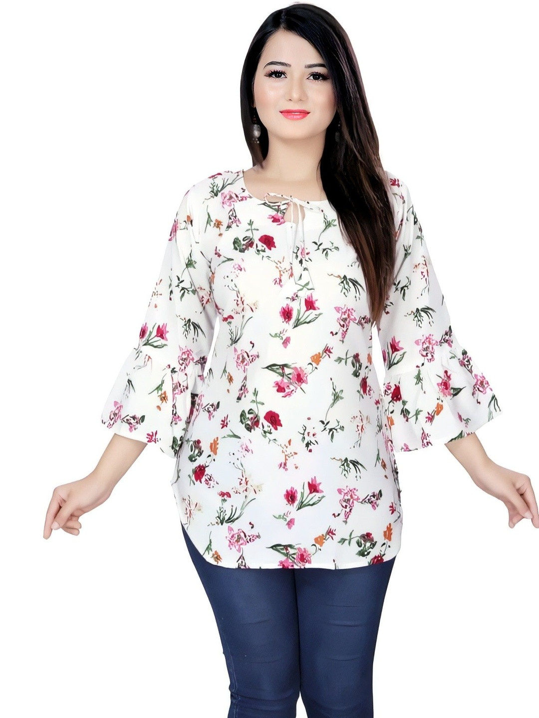 HEMANG FASHION Women Off White Solid Other Tops