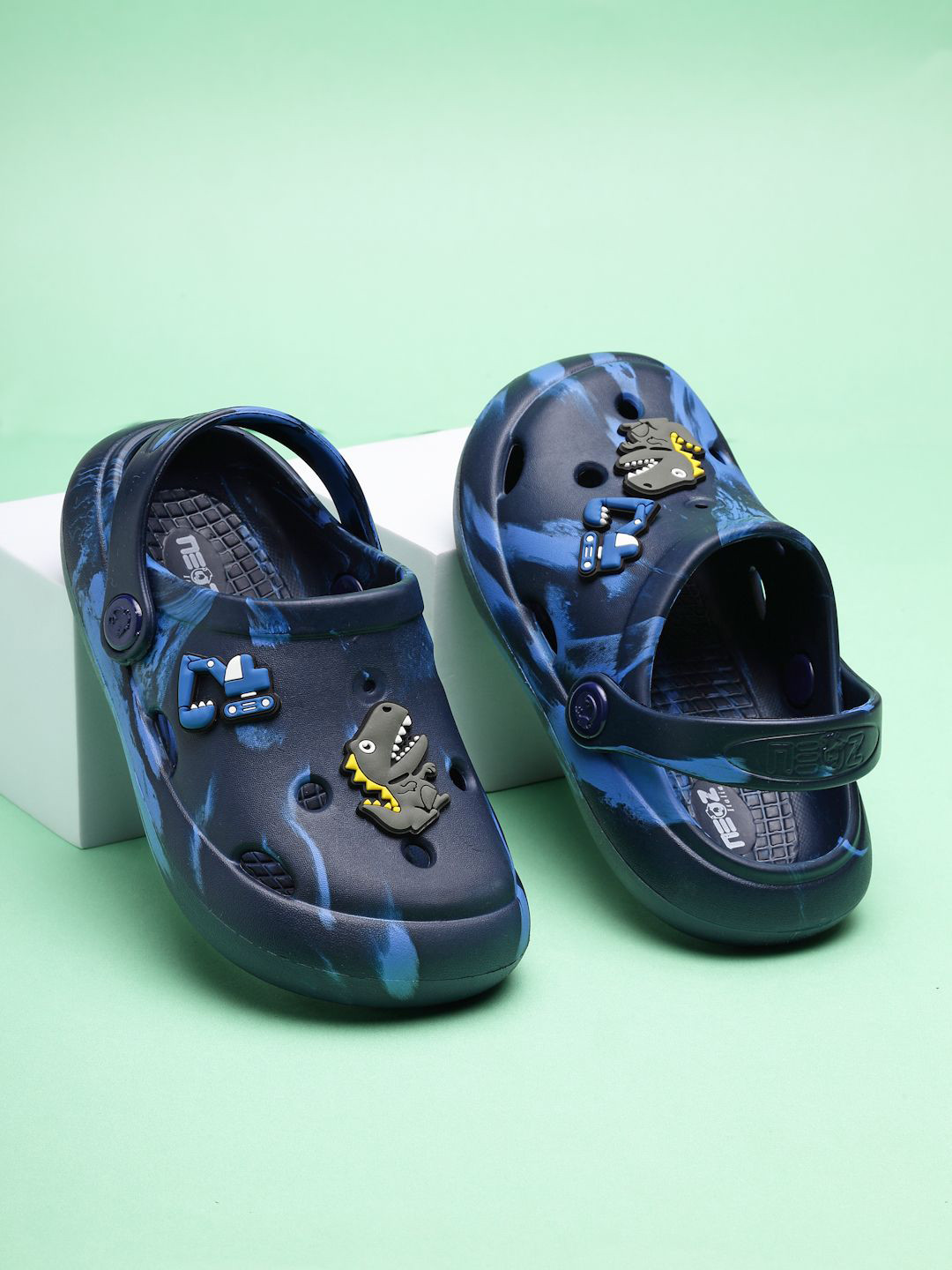 NEOZ Kids Printed Clogs Flip Flops