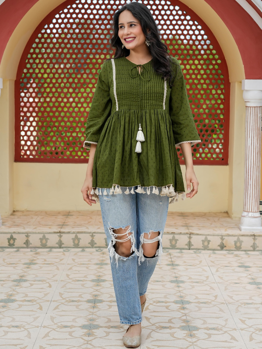 GAYRAA Women  A-Line Kurtas