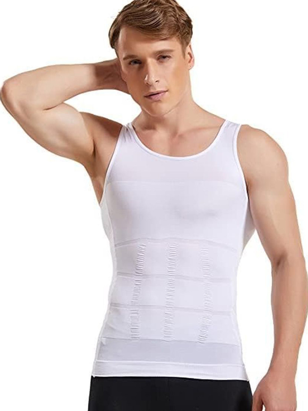 Adbeni Solid Slim Fit Tummy Tucker Shapewear Innerwear Vest