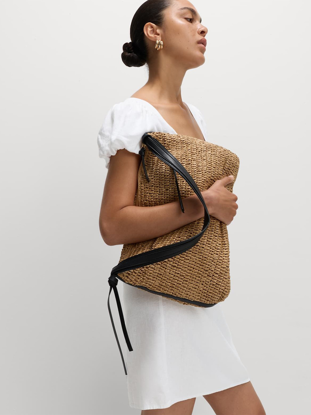 Marks & Spencer Women Smocked Square Neck Ruched Sheath Above Knee Dresses