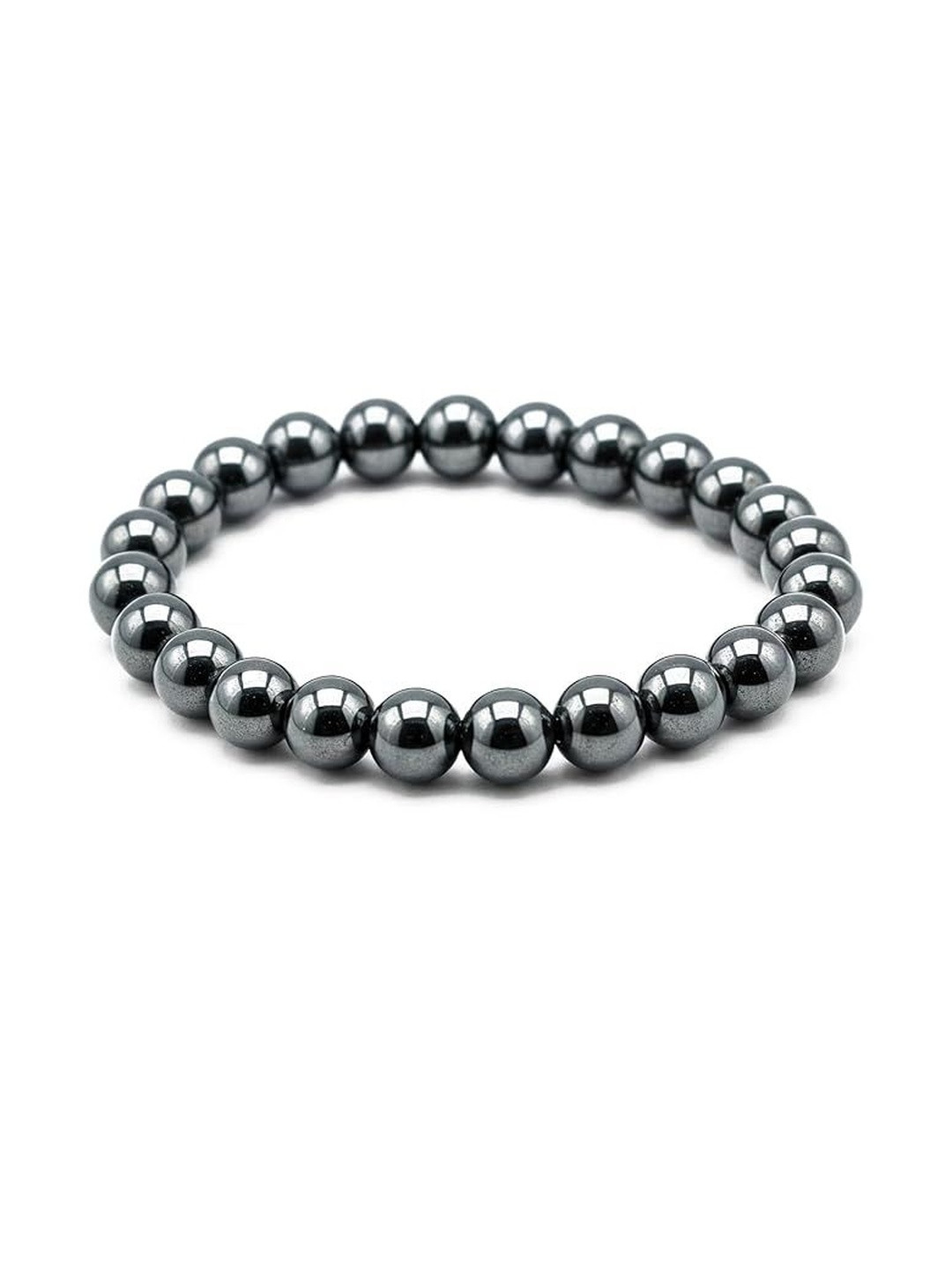 Profounnd Gems & Jewels Unisex Hematite Beaded Bracelet