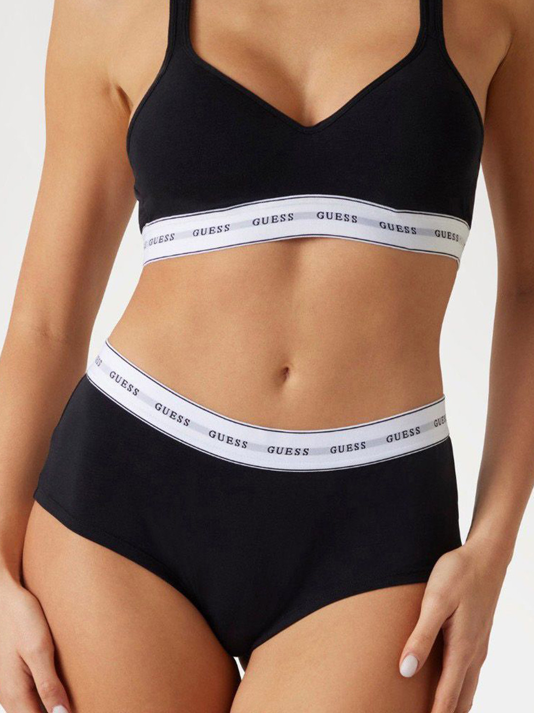 GUESS Cotton Bikini Briefs O97E03KBBU1JBLK