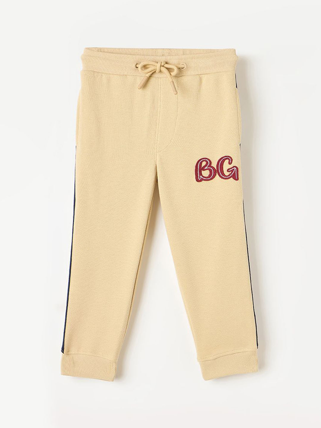 Blue Giraffe Boys Textured Mid Rise Jogger