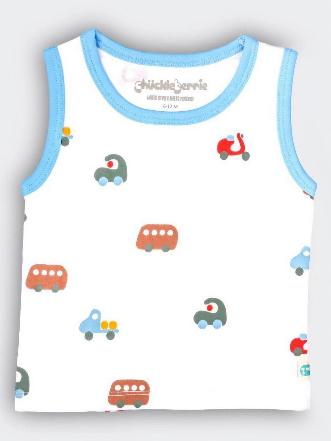 Chuckleberrie Boys Graphic Printed Sleeveless T-shirt