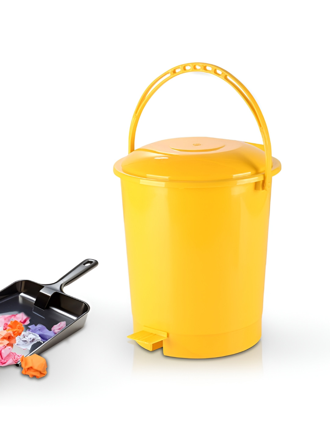 Aura Yellow Kitchen Dust Bin - 10 L